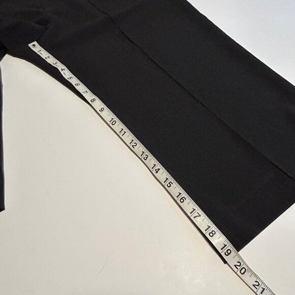 Women's Larry Levine Stretch Size 14 Black Capri Pant - Picture 10 of 13